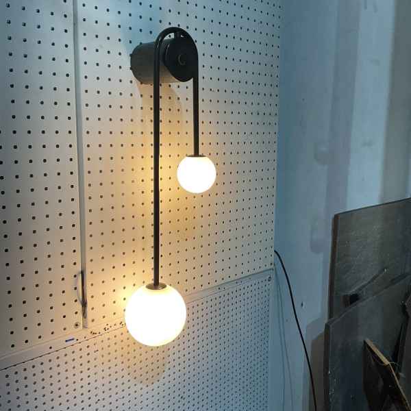 Copper&Glass Wall Lamp