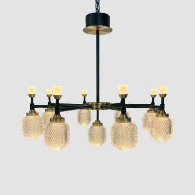 9Heads Crystal Chandelier