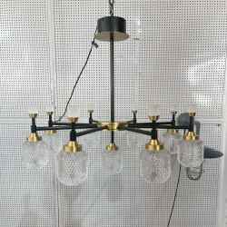9Heads Crystal Chandelier