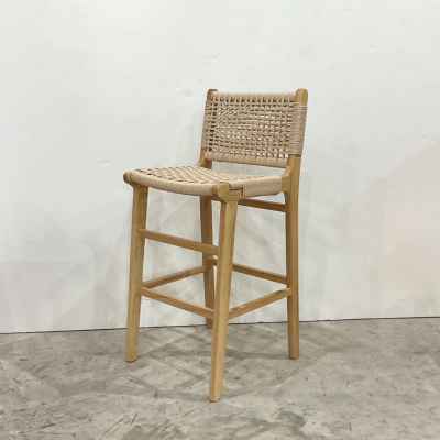 Wooden&Rope Bar Chair
