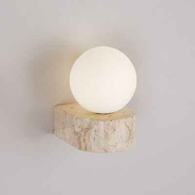 Travertine Wall Lamp