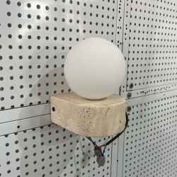 Travertine Wall Lamp