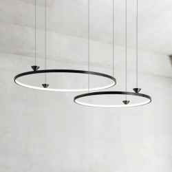 2Rings Copper&Silicone Chandelier