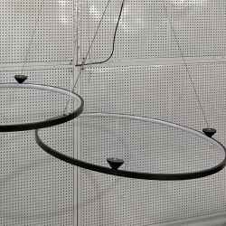 2Rings Copper&Silicone Chandelier