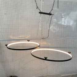 2Rings Copper&Silicone Chandelier