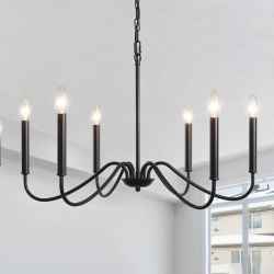 6Heads Iron Chandelier