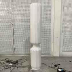 Iron&Silk Fabric Floor Lamp