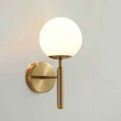 Iron&glass wall lamp