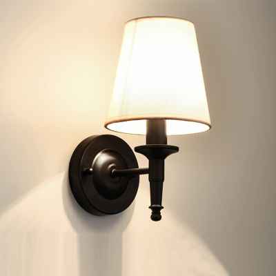 Iron&Fabric Wall Lamp