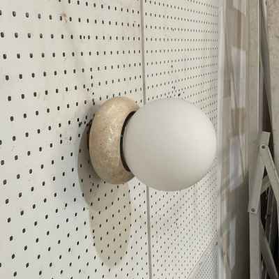 Travertine Wall Lamp