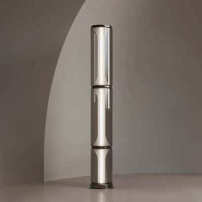 Glass & Iron Floor Lamp