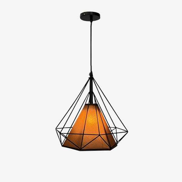 Iron & Fabric Pendant Lamp