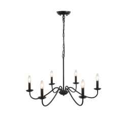 8Heads Iron Chandelier