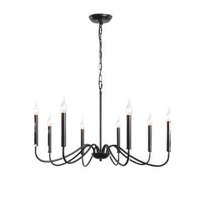 8Heads Iron Chandelier