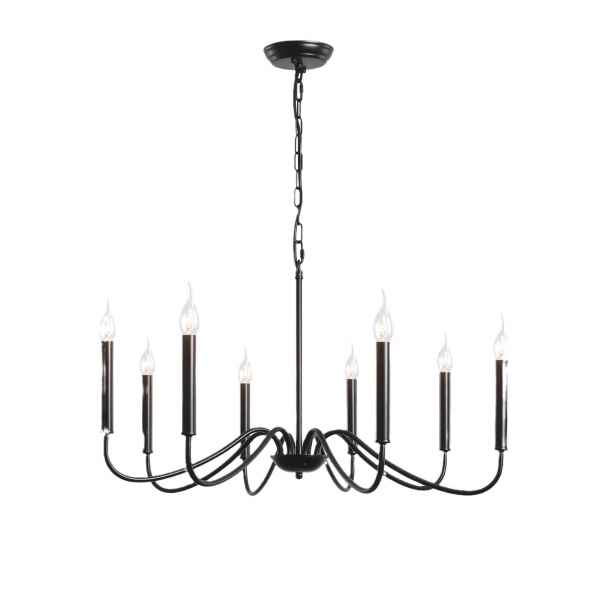 8Heads Iron Chandelier