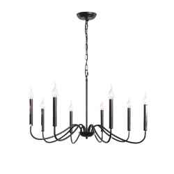 8Heads Iron Chandelier