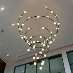 7Layers Iron&Glass Chandelier