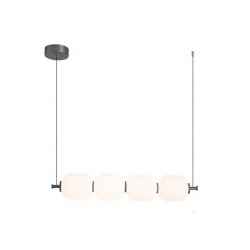 6HEADS Iron&PE Ball Chandelier