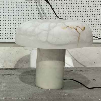 Glass & Marble Table Lamp