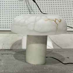 Glass & Marble Table Lamp