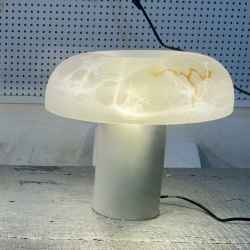 Glass & Marble Table Lamp