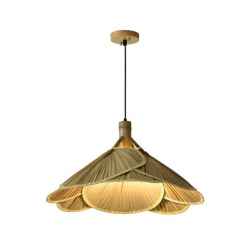 Fan Bamboo pendant lamp