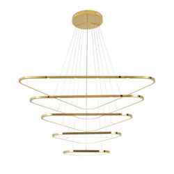 3Layers S.Steel Chandelier