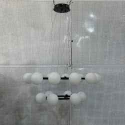 2Layers Iron&PE Chandelier