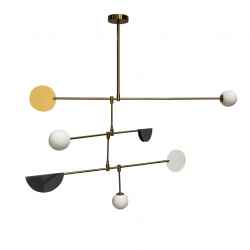 Iron&Glass Chandelier