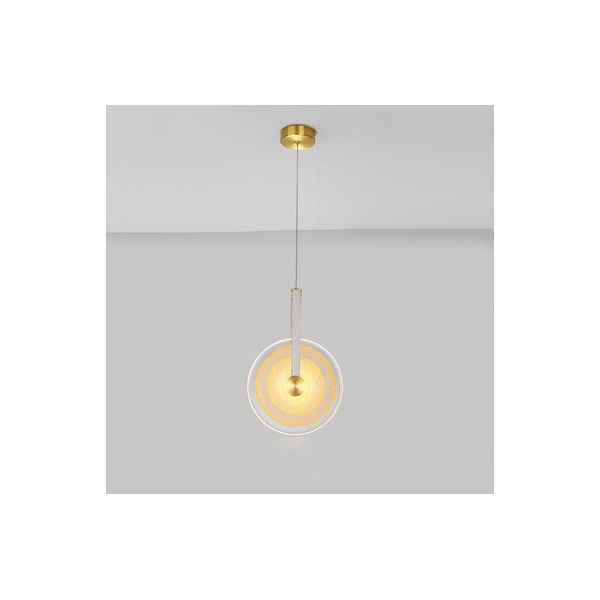 Iron&Glass&Leather Pendant Lamp