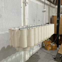 Iron&Fabric Chandelier