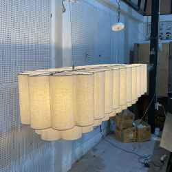 Iron&Fabric Chandelier