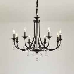 8 Heads 80x59H w/ Clear Crystal