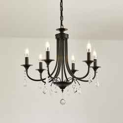 6 Heads 60x56 w/ Clear Crystal