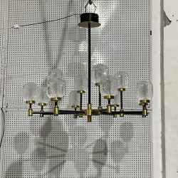 8+4 Heads Copper&Glass Chandelier