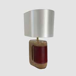 Leather Table Lamp
