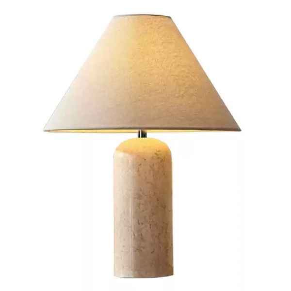 Travertine Table Lamp