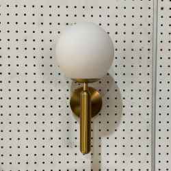 Iron&glass wall lamp