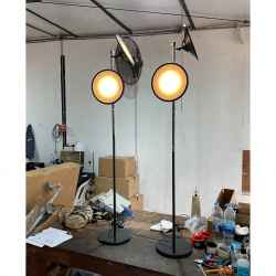 2 heads Iron floor lamp