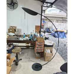 Iron Floor Lamp 130x45x215H-Black
