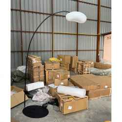 Iron Floor Lamp 130x45x215H-Black