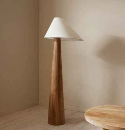 Wooden Floor Lamp