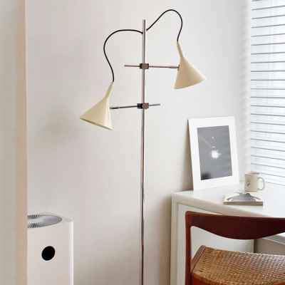 2Head Iron Floor Lamp