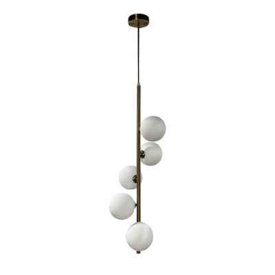 5Glass Ball Iron Pendant Lamp
