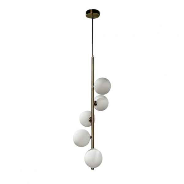 5Glass Ball Iron Pendant Lamp