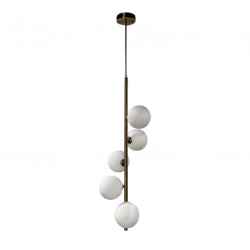 5Glass Ball Iron Pendant Lamp