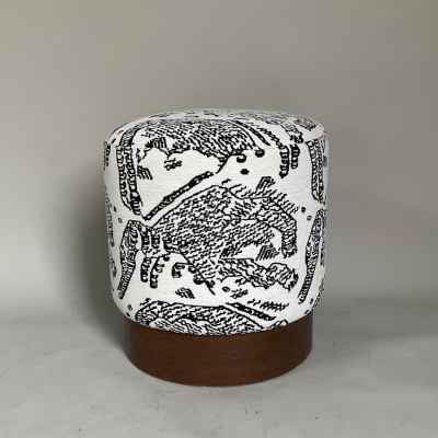 Chenille Fabric Stool