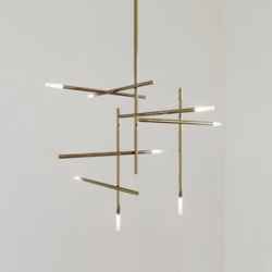 8Heads Iron Chandelier