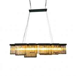 S.Steel&Crystal Chandelier