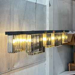 S.Steel&Crystal Chandelier